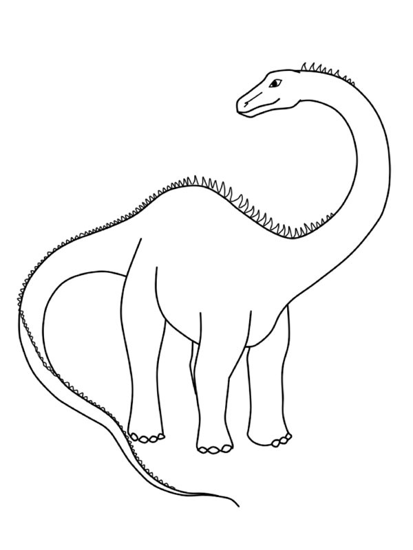 Diplodocus Colouring page