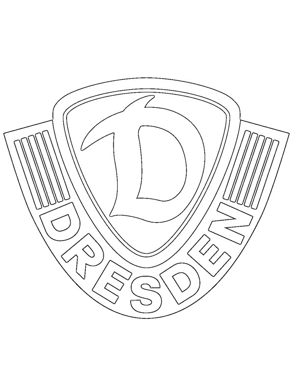 Dynamo Dresden Colouring page