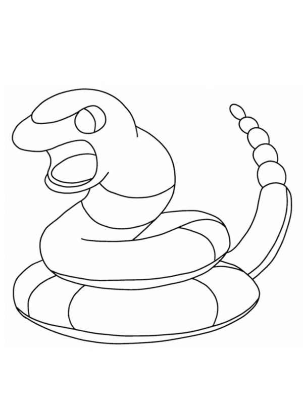Ekans (Pok&eacute;mon) Colouring page