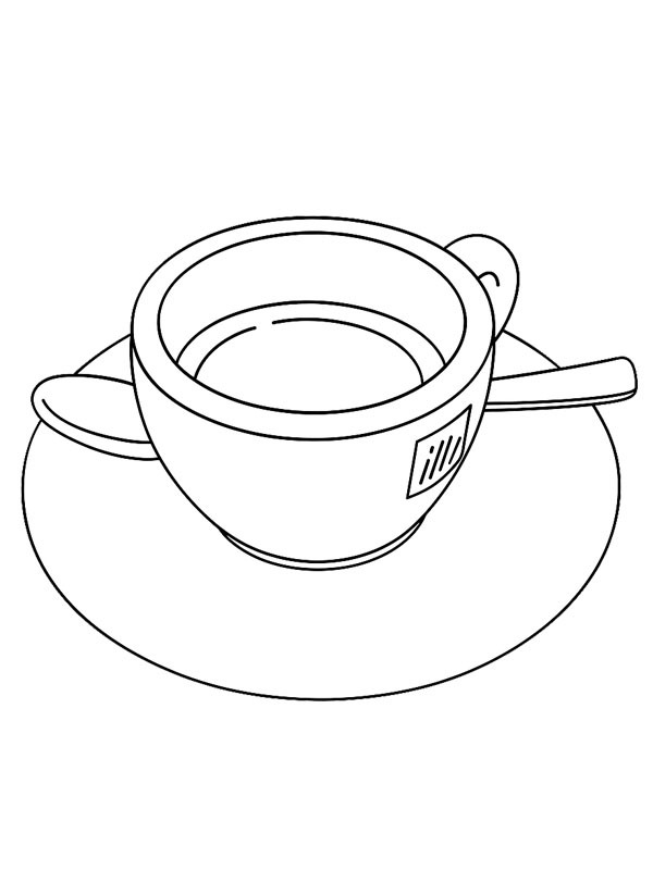 Espresso Colouring page