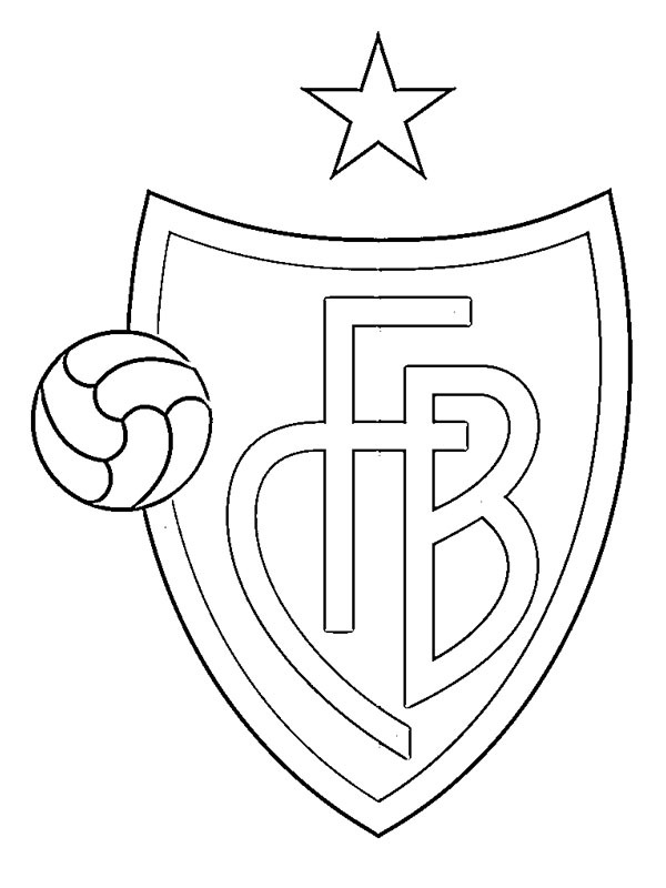 FC Basel Colouring page