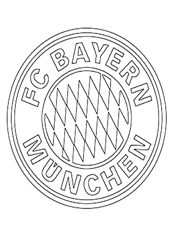 FC Bayern Munich Colouring page