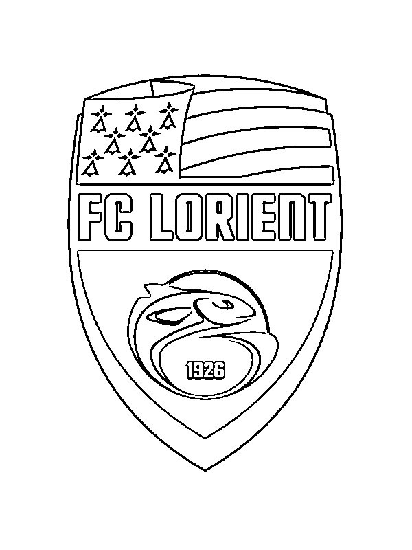 FC Lorient Colouring page