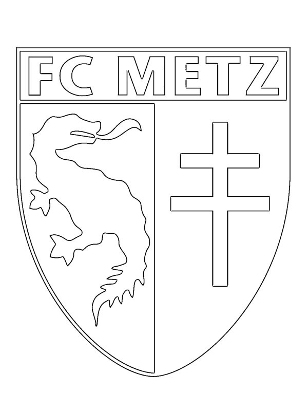 FC Metz Colouring page
