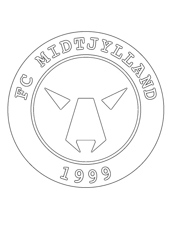 FC Midtjylland Colouring page