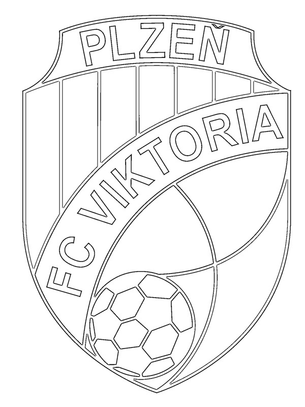 FC Viktoria Pilsen Colouring page