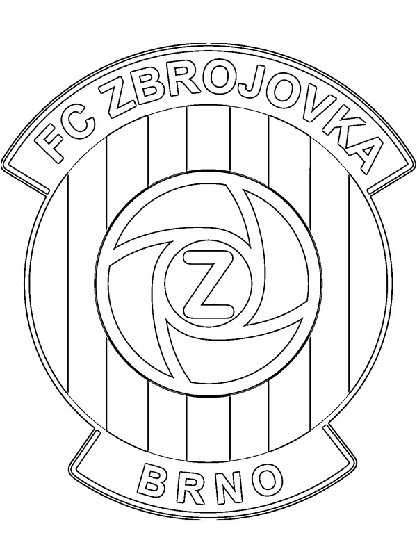 FC Zbrojovka Brno Colouring page