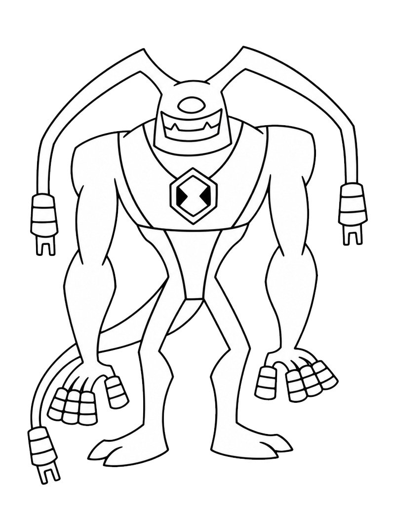 Feedback (Ben 10) Colouring page
