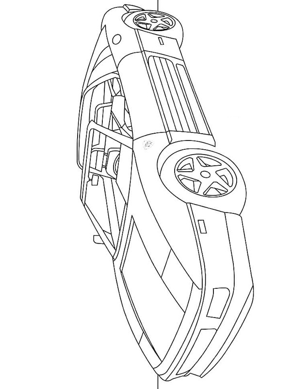 Ferrari 348 Colouring page