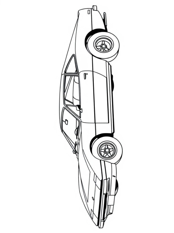 Ferrari 365 GTB/4 Daytona Colouring page