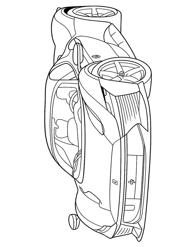 Ferrari Daytona SP3 Colouring page