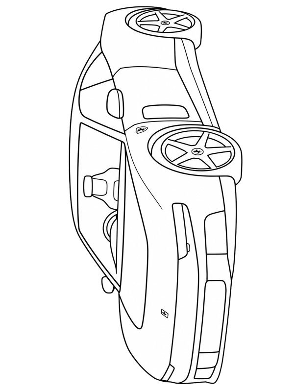 Ferrari Luce Colouring page