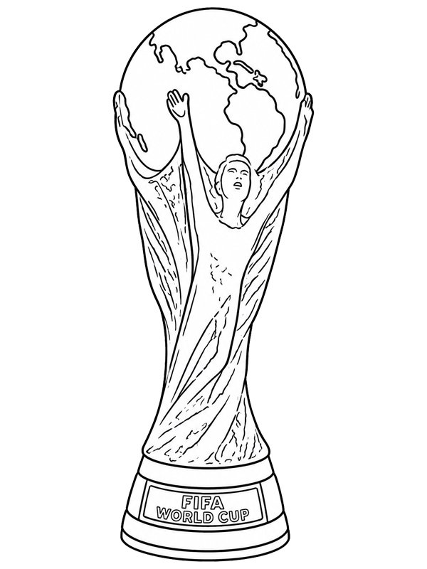 FIFA World Cup 2026 Colouring page