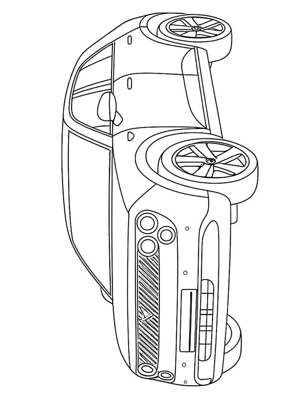 Firefly EV Colouring page
