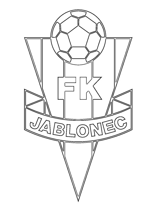 FK Jablonec Colouring page