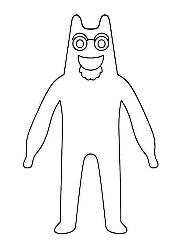 Flumbo Garten of Banban Colouring page
