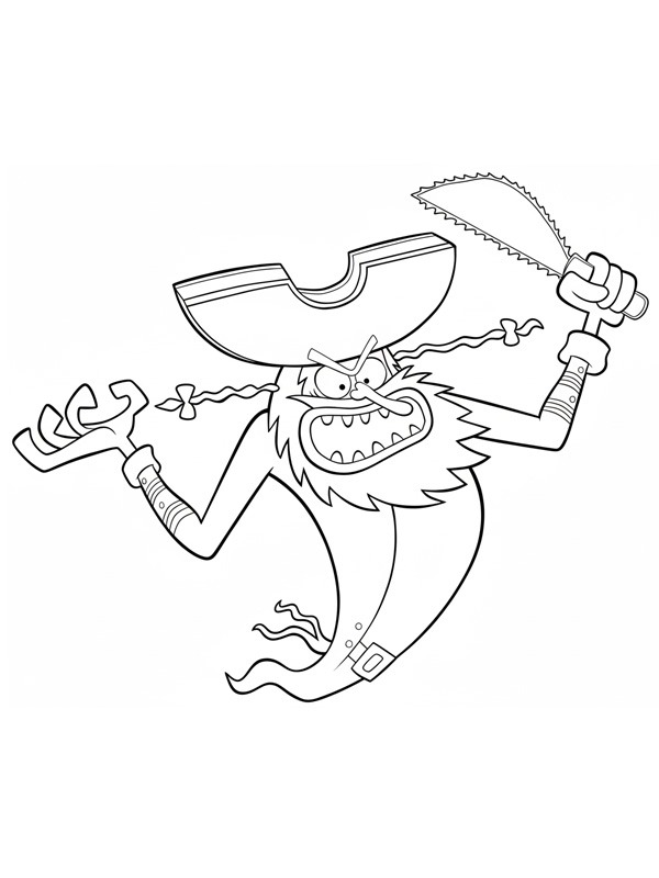 Flying Dutchman (SpongeBob SquarePants) Colouring page Flying Dutchman (SpongeBob SquarePants) Colouring page