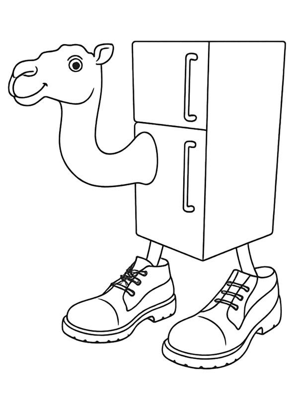 Frigo Camelo Colouring page