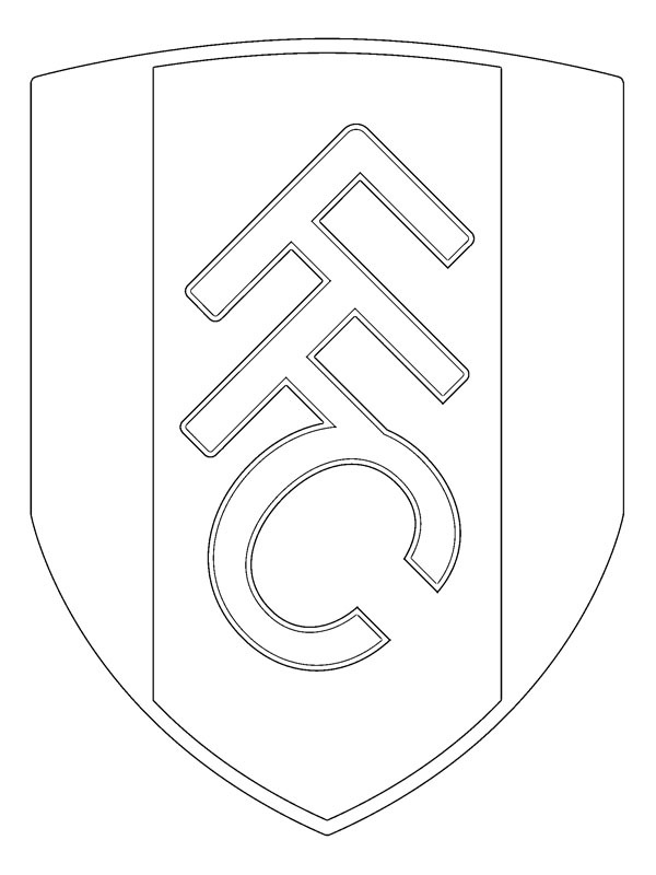 Fulham FC Colouring page