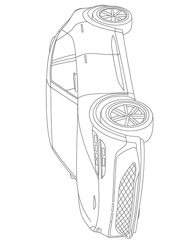 Genesis GV60 Magma Colouring page