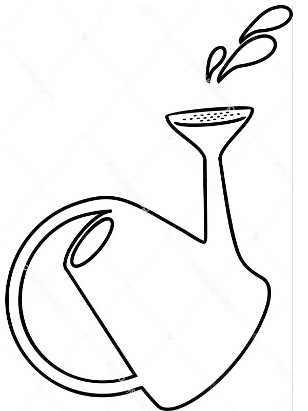 watering can Colouring page