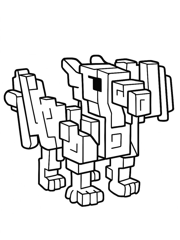 griffin (Grow a garden) Colouring page