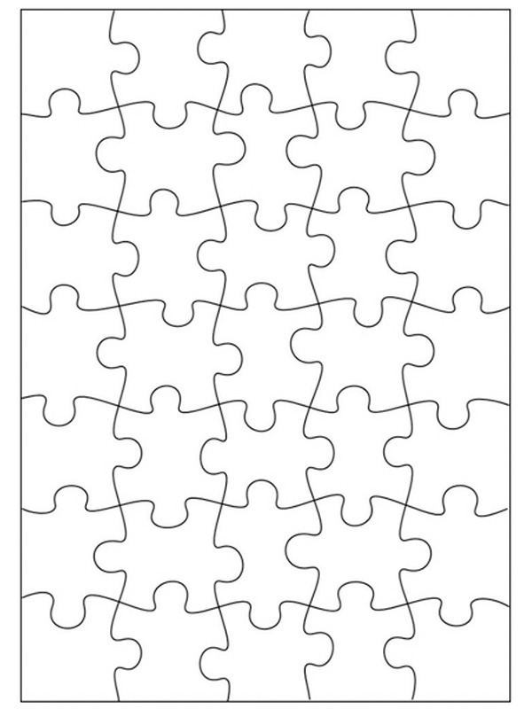 Large puzzle Colouring page