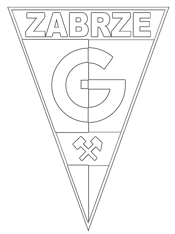 Górnik Zabrze Colouring page