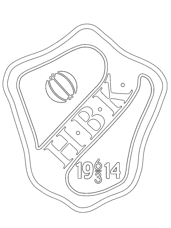 Halmstads BK Colouring page