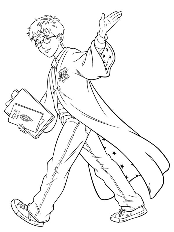 Harry Potter Colouring page