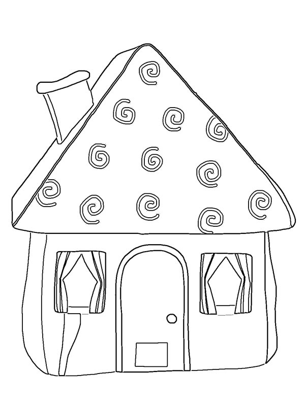 Blue's Clues House Colouring page