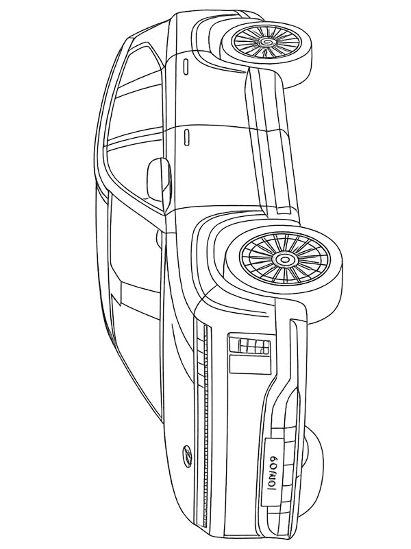 Hyundai Ioniq 9 Colouring page