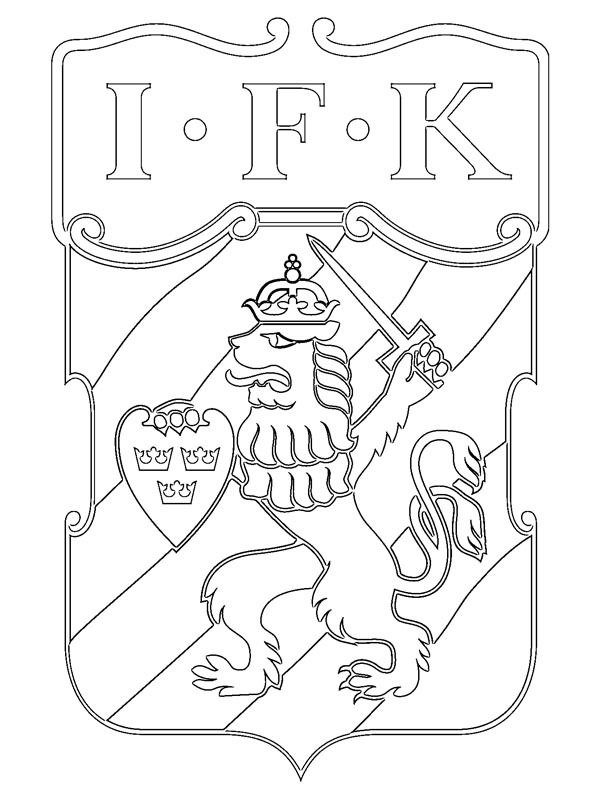 IFK Göteborg Colouring page