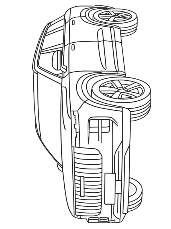 Jaecoo 7 Colouring page