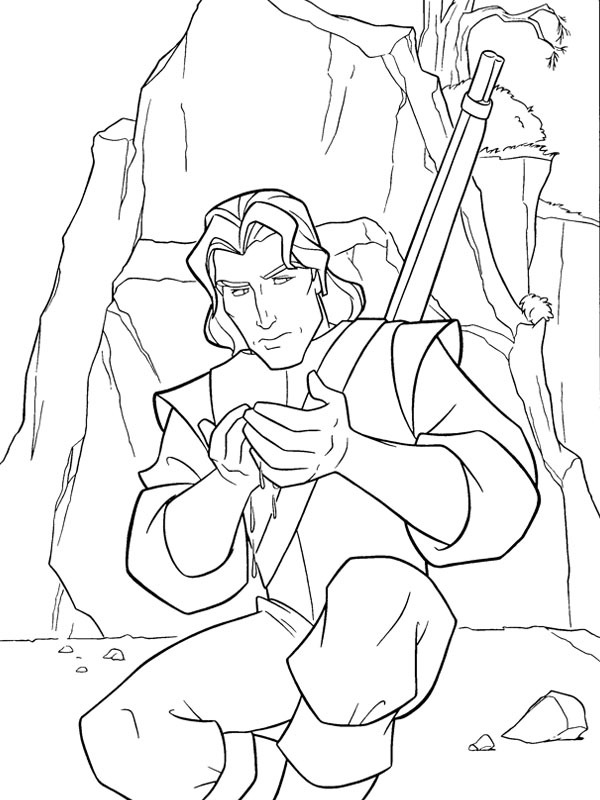 John Smith Colouring page