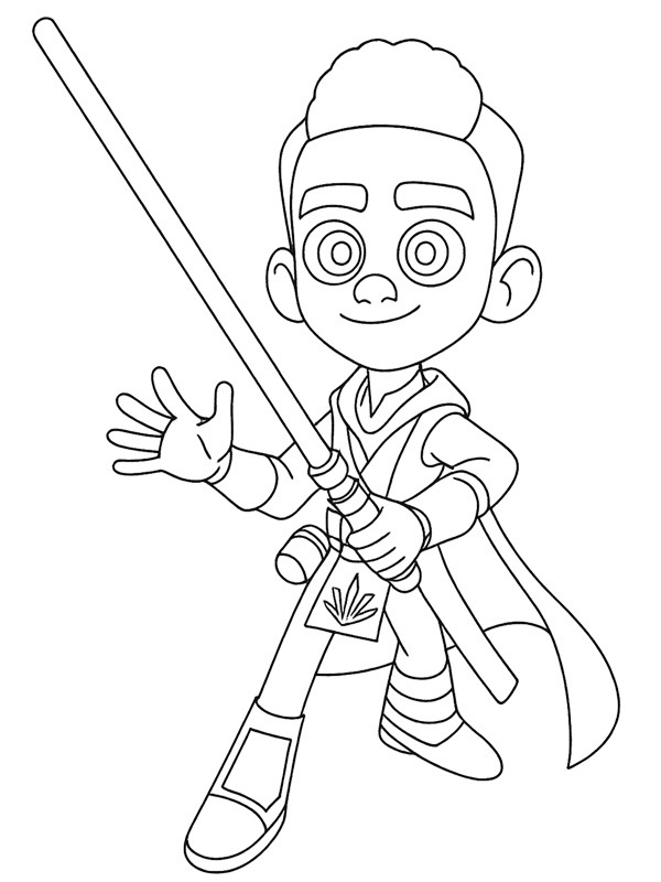 Kai Brightstar Colouring page