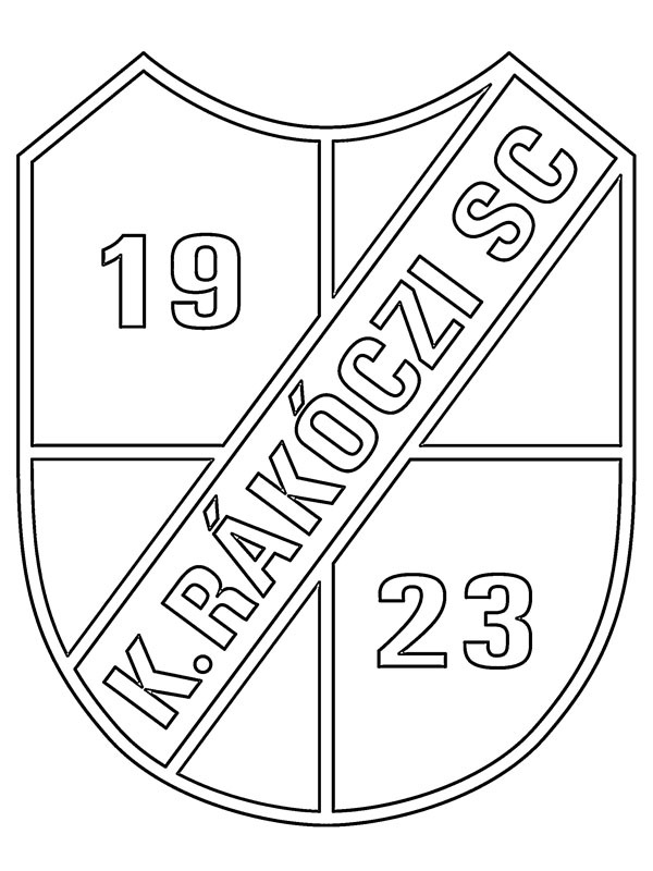 Kaposvári Rákóczi FC Colouring page