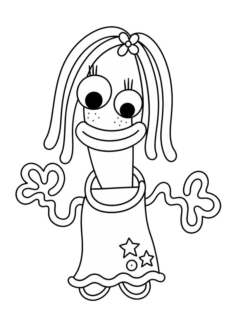Karen Beverly (Toy Story) Colouring page