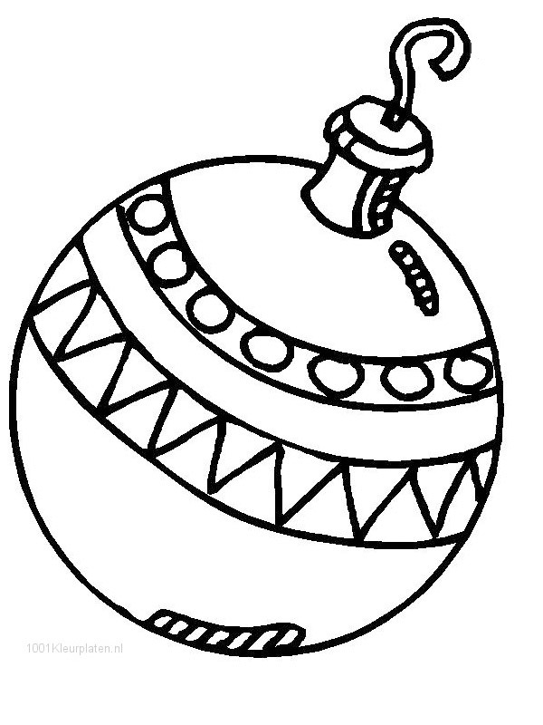 Christmasball Colouring page