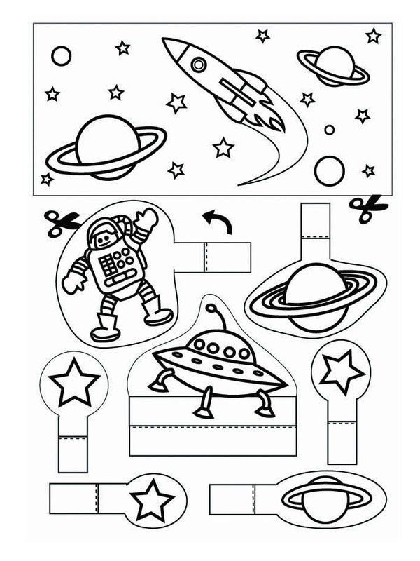 Box space Colouring page