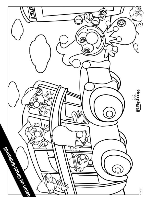 Jokie England Efteling Colouring page