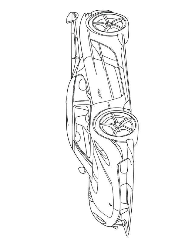 Koenigsegg Jesko Attack Colouring page