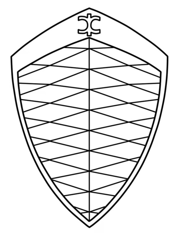 Koenigsegg logo Colouring page