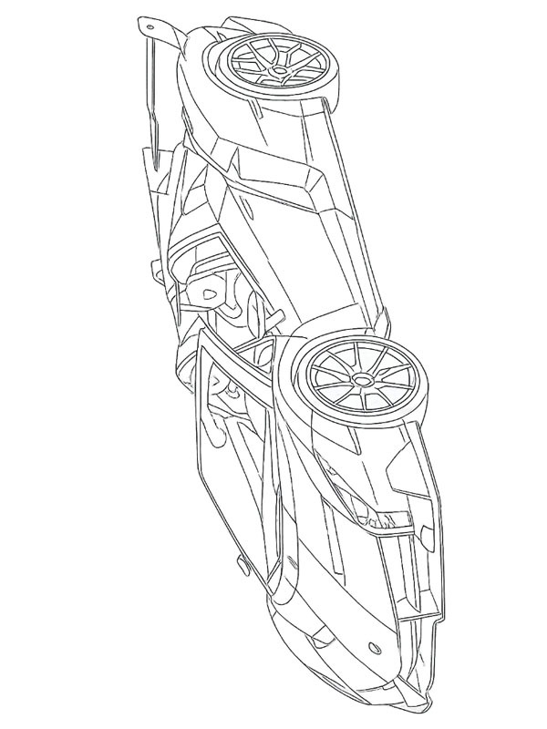 Lamborghini Veneno Colouring page