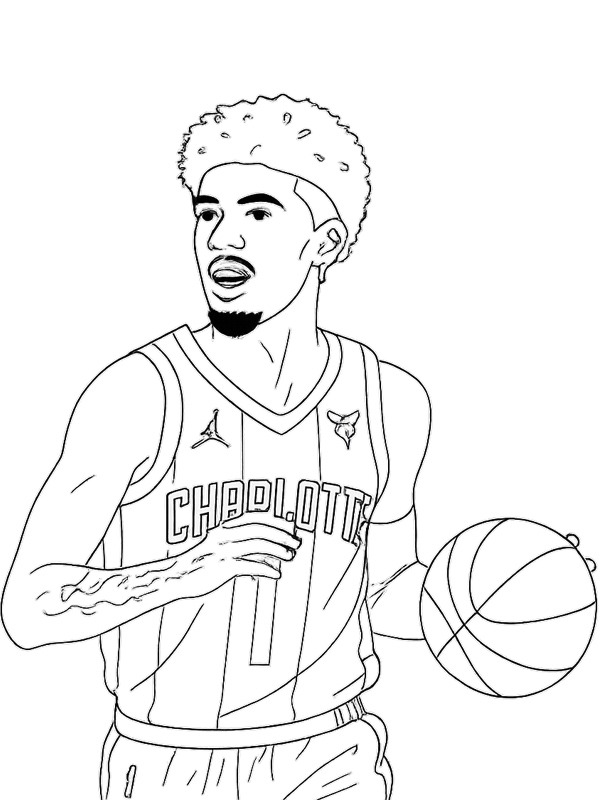 LaMelo Ball Colouring page