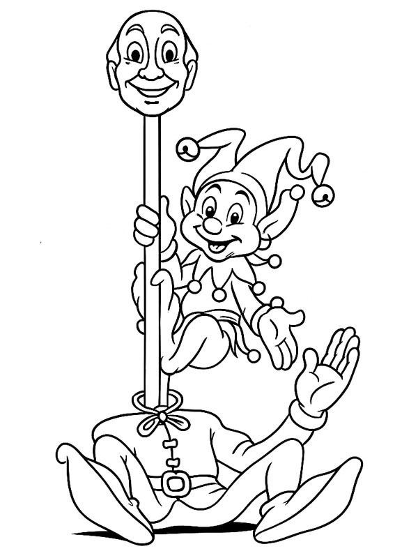 Langnek and Pardoes Colouring page