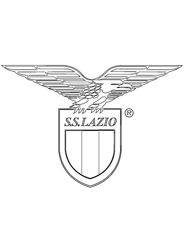 SS Lazio Colouring page