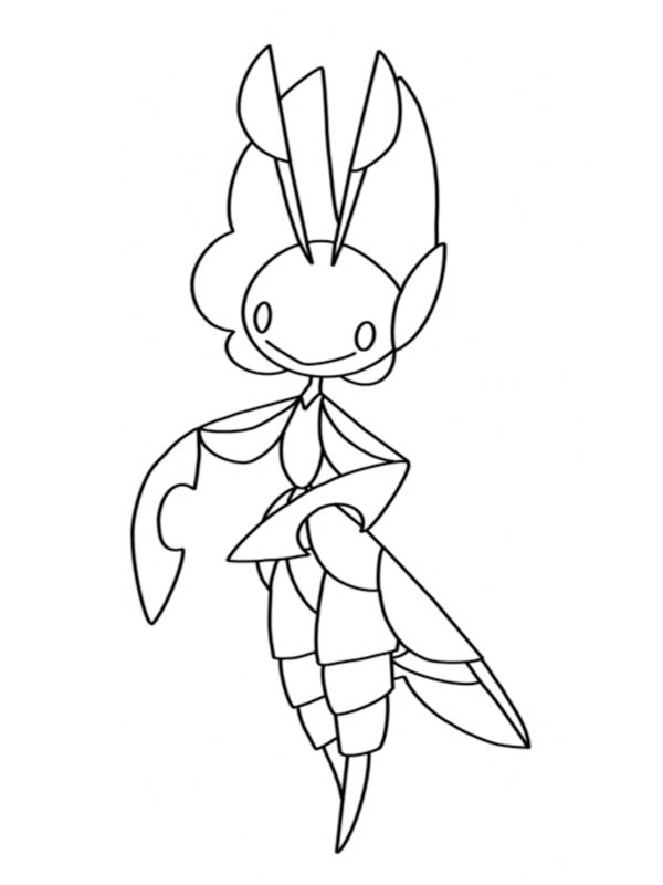 Leavanny (Pok&eacute;mon) Colouring page