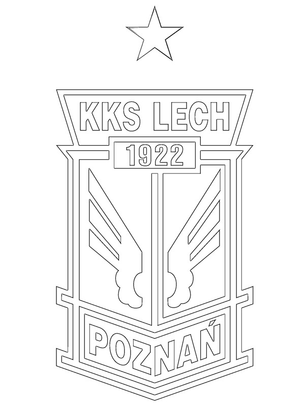 Lech Poznań Colouring page