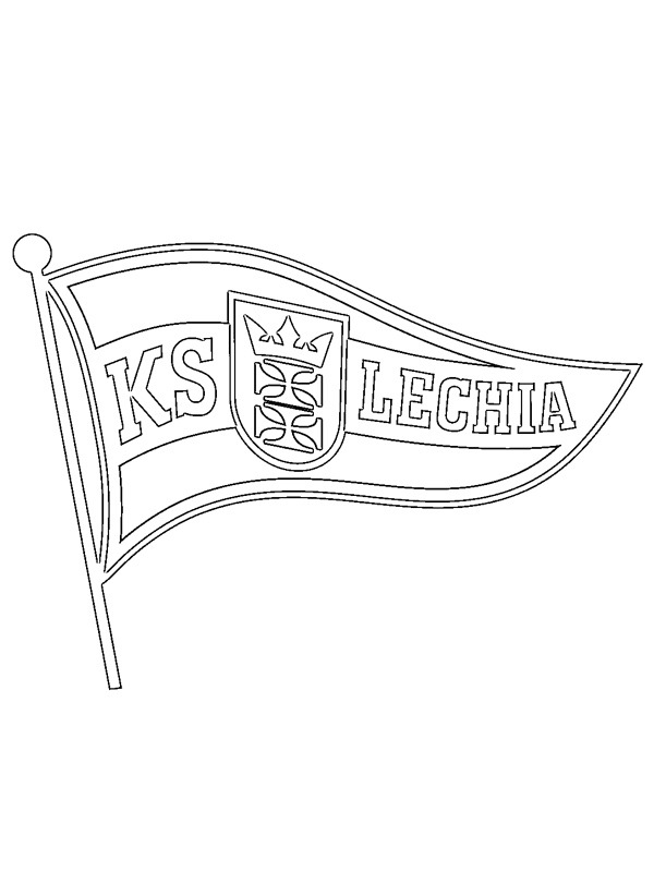 Lechia Gdańsk Colouring page